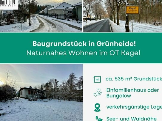 Modern und naturnah: Ihr Bau-Grundstück in Kagel (Grünheide)!