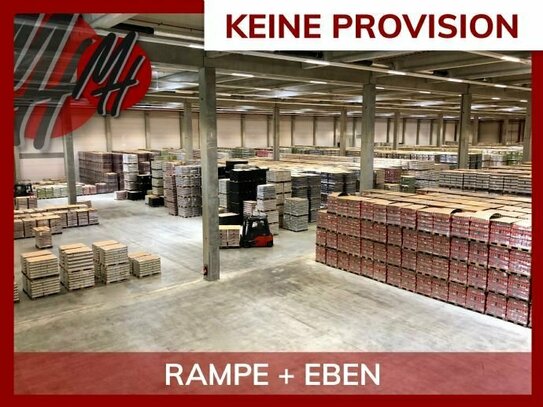 PROVISIONSFREI - RAMPE + EBEN - Lager-/Logistikflächen (7.000 m²) & Büro-/Sozialflächen (1.000 m²)