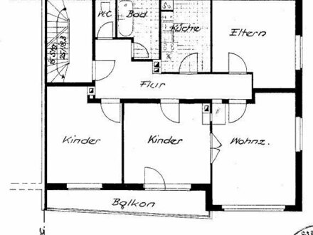 Wohnung Alter Eselsberg zu verkaufen 1. OG in 3-stöckigem Mehrfamilienhaus / Eigentümergemeinschaft