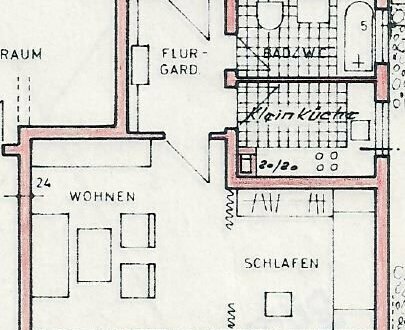 Gepflegte 1,5-Zimmer-Wohnung in RSKN