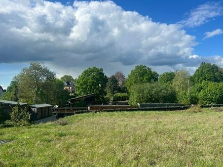 Baugrundstück in Bestlage von Weinböhla