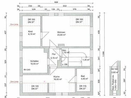 3-Raum-Wohnung in Sonneberg (zentrumsnah) ab 01.05.2024 ca. 70 m²