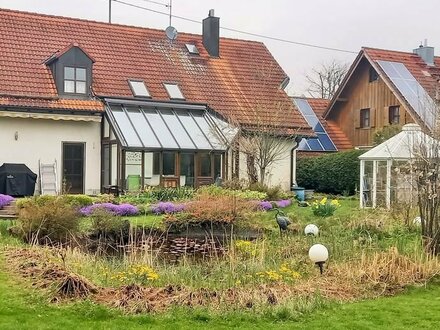 EFH mit traumhaften Garten, Wintergarten u. Sauna Nähe Erding