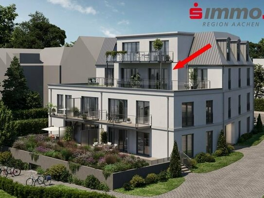 Großzügige 3-Zimmer-Neubauwohnung mit Dachterrasse in Aachen-Laurensberg