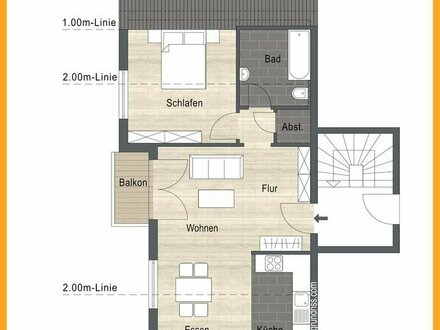 "Schicke Dachgeschosswohnung in Ortsranlage von Montabaur-Horressen"