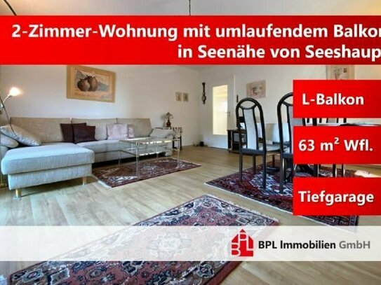 Seeshaupt am Starnberger See – Charmante 2-Zimmer Wohnung im 1.OG mit umlaufendem Balkon