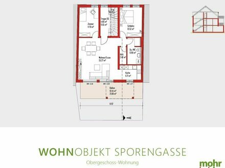 Obergeschoss Wohnung mit großem Balkon im Herzen von Weißenburg