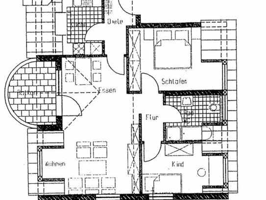 Attraktive 3 Raum Wohnung mit Balkon, TG und Blick in Meißen zu verkaufen