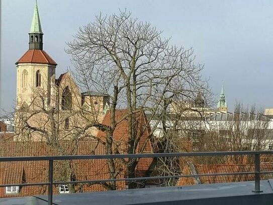 Dachgeschosswohnung mit Terrasse über den Dächern Braunschweigs, 3 Zimmer, gehobene Innenausstattung