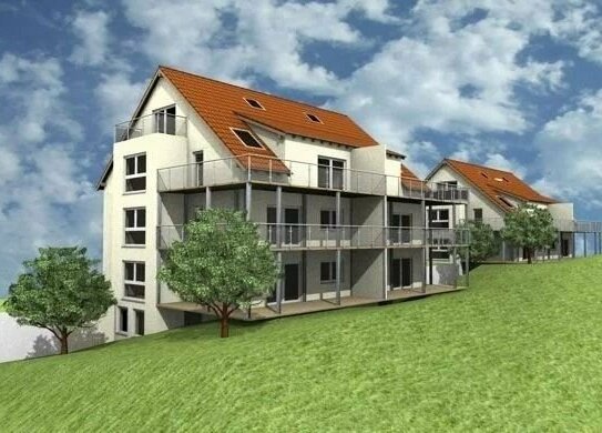Nähe Bamberg Neubau Zapfendorf 130 qm Dachgeschoßwohnung mit Balkon - Im Oktober Bezugsfertig