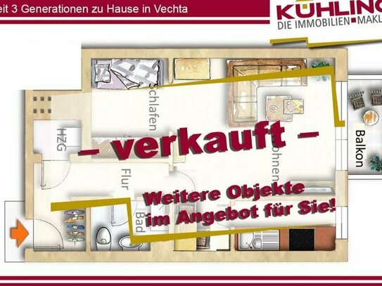 Kompaktes 1,5 Appartment zentrumsnah - in unmittelbarer Nähe zum Zitadellenpark!