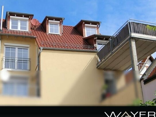 3 Zi.- Maisonette-Wohnung mit Blick über die Dächer von Wiesloch