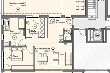 Erstbezug/Neubau 2-Zimmerwohnung mit Terrasse im Wohnpark Schönblick (Whg16)