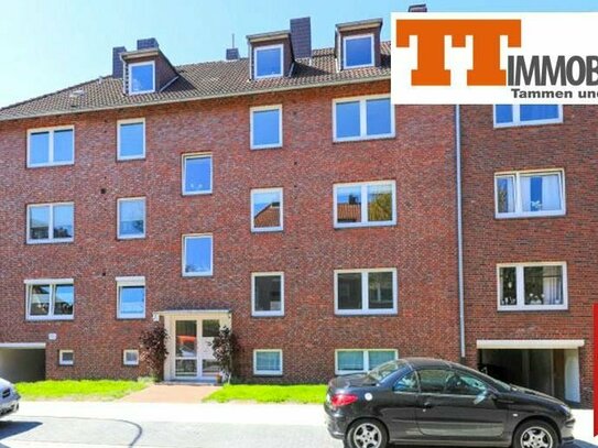 TT bietet an: 3-Zimmer-Wohnung mit Garage und Keller in Heppens!