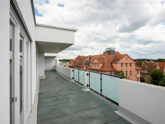 Neubau-Penthouse mit riesiger Terrasse direkt in Schleußig!