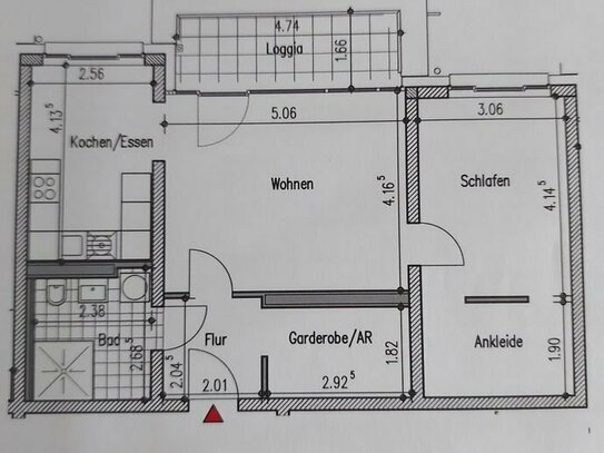 Erstbezug mit Balkon: Exklusive 2,5-Zimmer-Wohnung in Nürnberg