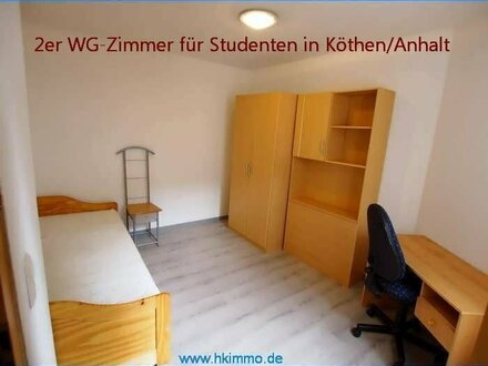 2er WG Wohnen - all inclusive - für Studenten !