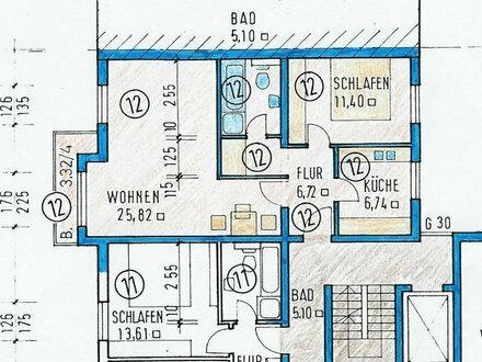 Kapitalanlage oder Eigenheim 2 Zi. Whg.in Top Lage mit Balkon und Tiefgaragenstellplatz