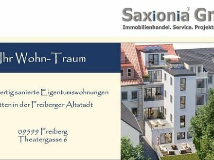 Ihr WohnTraum in Freiberg + Historisches Stadthaus mit Baugenehmigung für 4 Wohnungen + Dachterrasse + Balkone + Sonder…
