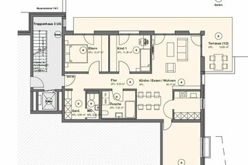 Erstbezug/Neubau 3-Zimmerwohnung im Wohnpark Schönblick (Whg8)