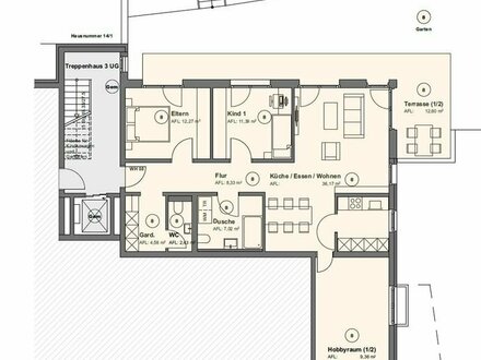 Erstbezug/Neubau 3-Zimmerwohnung im Wohnpark Schönblick (Whg8)