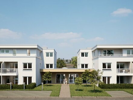 Betreutes Wohnen: Schöne 2-Zimmerwohnung mit Ostterrasse und kleinem Gartenanteil