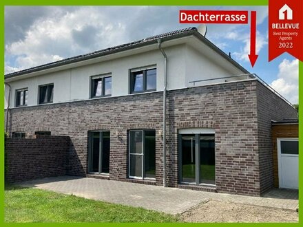 +++ Doppelhaushälfte mit XXL Dachterrasse, Ihr Platz an der Sonne! Neuwertig, Top-Lage, Fußbodenheizung ! +++