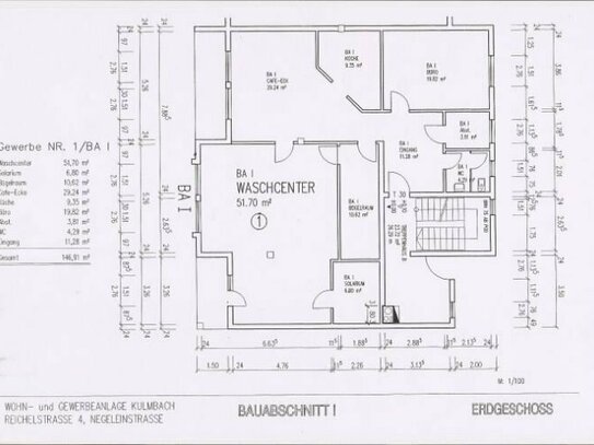 Büroräume mit Küchenraum, WC und Abstellraum