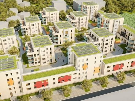 Moderne Wohnträume mit Sonnengarantie: 3 Zimmer Wohnung im DG der Augustenfelder Höfe | B1.12