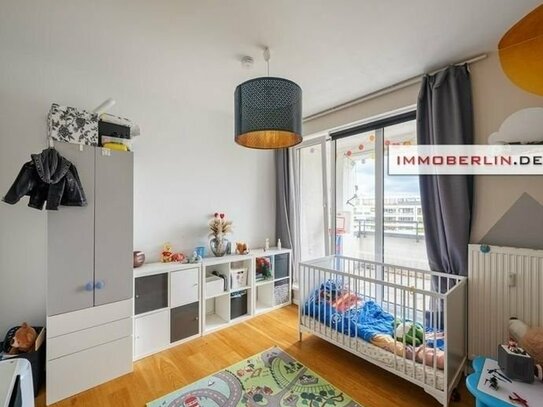 IMMOBERLIN.DE - Perfekt ausgerichtete Wohnung mit Loggien in angenehmer Lage