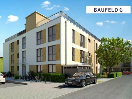 Baubeginn erfolgt | 3 Zi.-Neubauwohnung mit Loggia in Herzogenaurach | KfW40