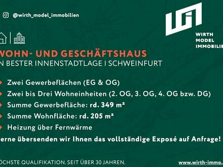 Wohn-/ und Geschäftshaus in bester Innenstadtlage | Schweinfurt