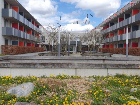 Aussichtsreiche Kapitalanlage vermietete 1 Zimmer mit Terrassse im Studentenwohnheim Schwabing Freimann