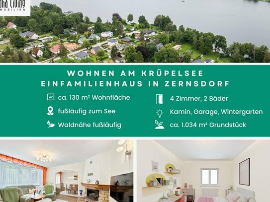 Neue Lebensqualität: Zuhause am malerischen Krüpelsee - Einfamilienhaus in Zernsdorf