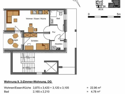 1.5-Zimmer Mietwohnung in Trier (54296)