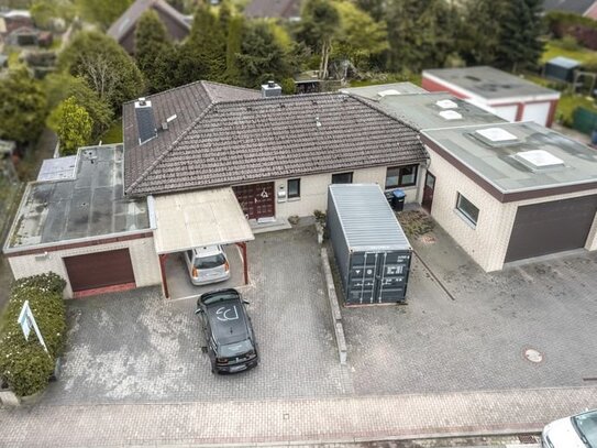 Beverstedt // Gepflegter Bungalow mit 3 Garagen für Ihr Hobby