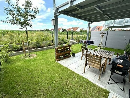 Neue Erdgeschosswohnung mit Garten und Weitblick