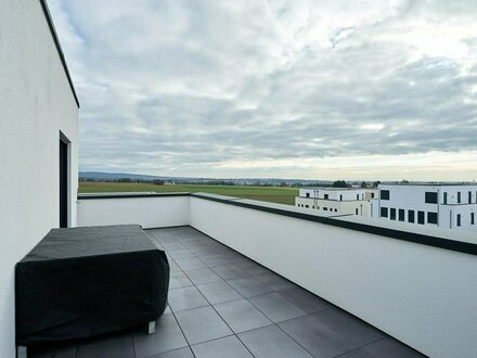 Neubau - Stilvolle, geräumige 4,5-Zimmer-Maisonette-Wohnung mit Balkon und EBK in Wiesbaden