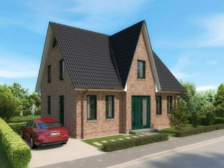 Neubau eines exklusiven Einfamilienhauses im Friesenhausstil in Boddennähe…
