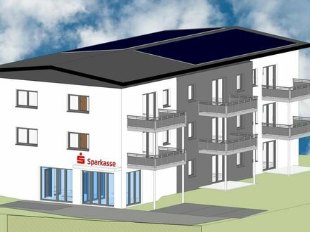 Klimafreundlicher Neubau eines Wohn- und Geschäftshauses in Eslarn