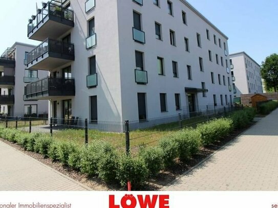 BEREITS RESERVIERT!-Barrierearme Terrassen-Eigentumswohnung mit Gartenanteil und PKW-Stellplatz in Ludwigsfelde!