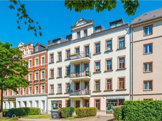 +CHANCE NUTZEN - Urbanes Wohnen mit Aussicht: Dachgeschoss-Eigentumswohnung in Chemnitz-Kaßberg!+