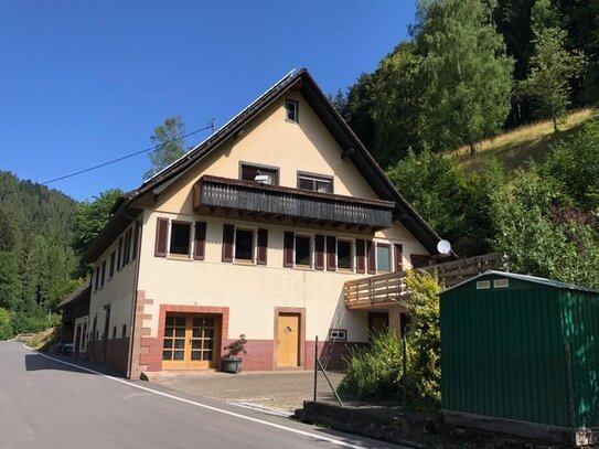 Zweifamilienhaus mit 1,73 ha Wald und Wiesen, Alleinlage, PV-Anlage, eigene Wasserversorgung, am Wildbach