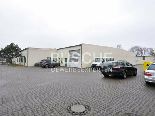 Rahden || 1.710 m² Halle zzgl. 340 m² Büro-/Sozialfläche || Rolltore || Frei ab sofort