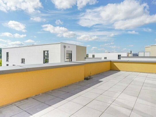 Atemberaubende Penthouse-Wohnung mit XXL-Terrasse, 4-Zi auf 132m², inkl. EBK und zwei Bädern