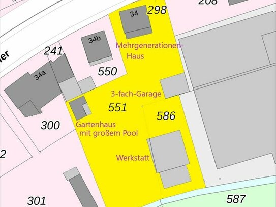 Hallen-Werkstatt, 3-fach-Garage plus Mehrgenerationenhaus, Außenpool und großem Gartenhaus in Gleidorf!