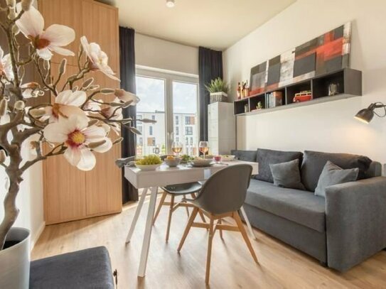 Modernes, möbliertes Apartment „NUR für AZUBI oder STUDENTEN“ im Quatier 23 in Ahrensburg