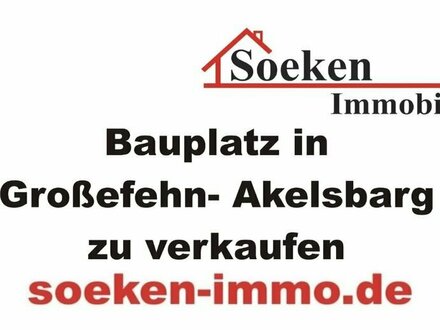 Wohngrundstück in Großefehn- Akelsbarg zu verkaufen. HF2214