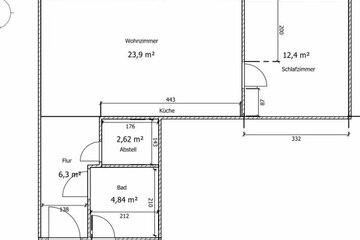 Moderne, helle 2-Zimmer-Wohnung in Neubau mit Einbauküche in Bietigheim