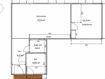 Moderne, helle 2-Zimmer-Wohnung in Neubau mit Einbauküche in Bietigheim